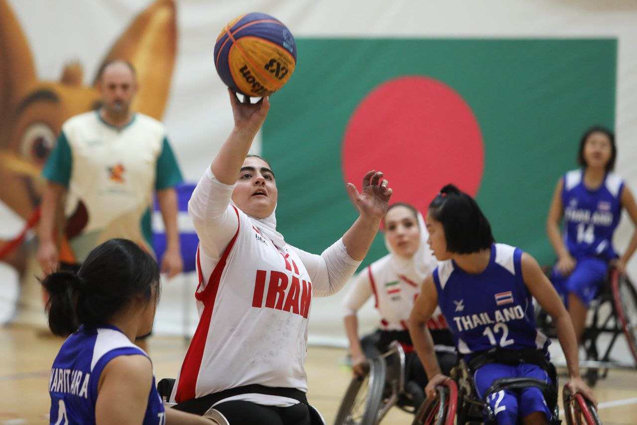 دومین برد دختران بسکتبال با ویلچر سه در سه/ شکست مقابل تایلند جبران شد